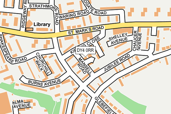 DY4 0RR map - OS OpenMap – Local (Ordnance Survey)