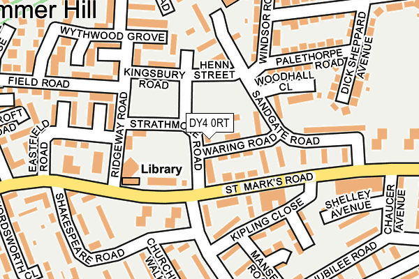 DY4 0RT map - OS OpenMap – Local (Ordnance Survey)