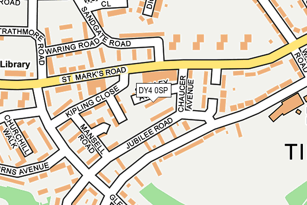 DY4 0SP map - OS OpenMap – Local (Ordnance Survey)