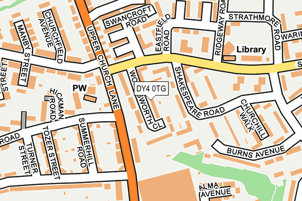 DY4 0TG map - OS OpenMap – Local (Ordnance Survey)