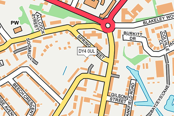 DY4 0UL map - OS OpenMap – Local (Ordnance Survey)
