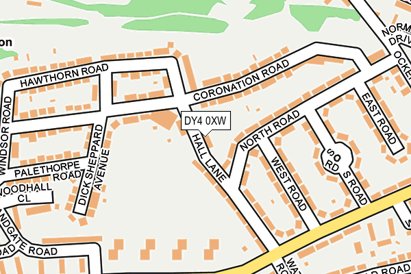 DY4 0XW map - OS OpenMap – Local (Ordnance Survey)
