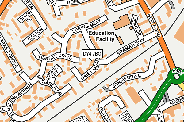 DY4 7BG map - OS OpenMap – Local (Ordnance Survey)