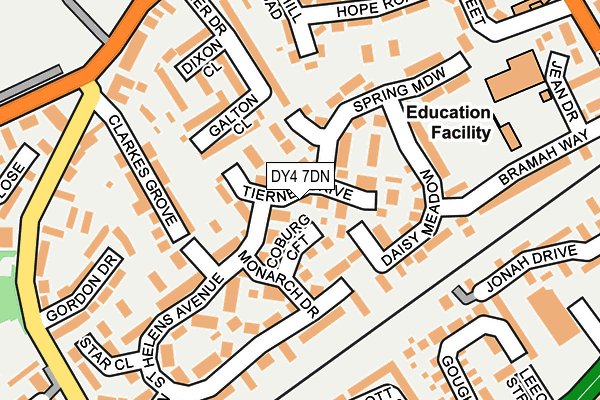DY4 7DN map - OS OpenMap – Local (Ordnance Survey)