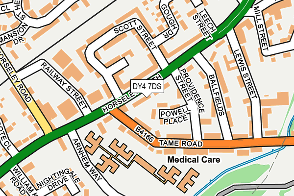 DY4 7DS map - OS OpenMap – Local (Ordnance Survey)