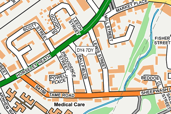 DY4 7DY map - OS OpenMap – Local (Ordnance Survey)