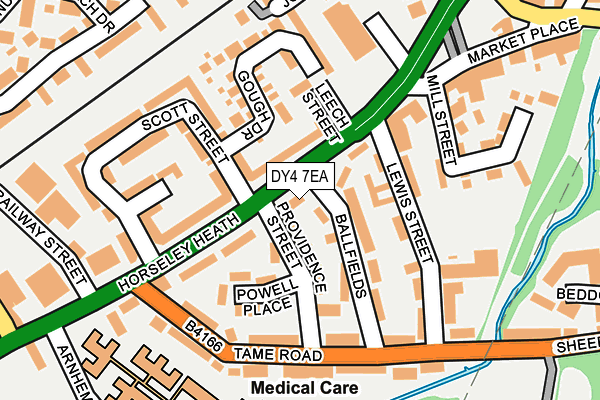 DY4 7EA map - OS OpenMap – Local (Ordnance Survey)