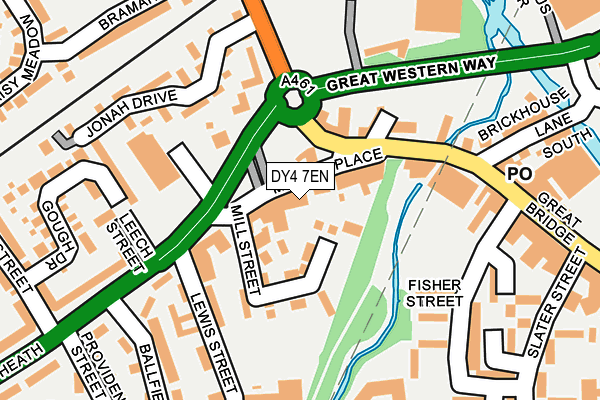 DY4 7EN map - OS OpenMap – Local (Ordnance Survey)