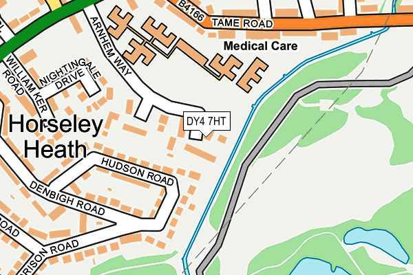 DY4 7HT map - OS OpenMap – Local (Ordnance Survey)