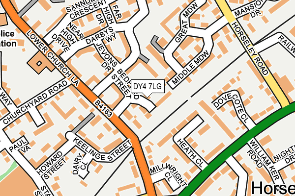 DY4 7LG map - OS OpenMap – Local (Ordnance Survey)