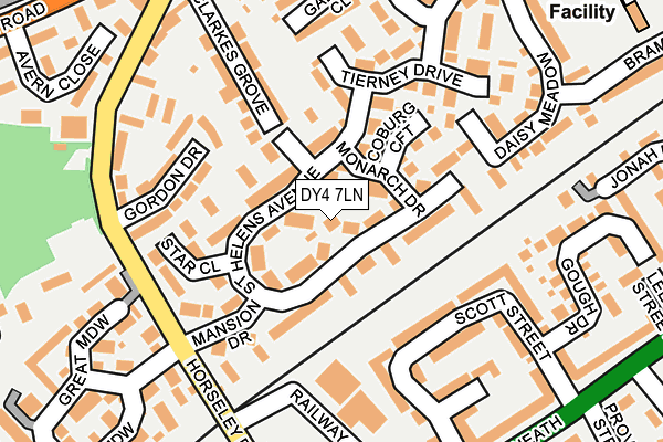 DY4 7LN map - OS OpenMap – Local (Ordnance Survey)