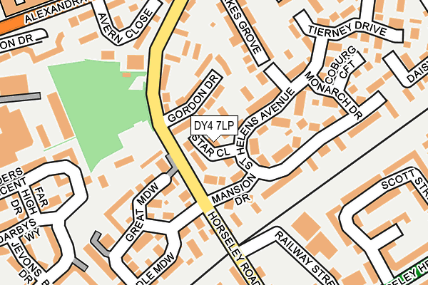 DY4 7LP map - OS OpenMap – Local (Ordnance Survey)