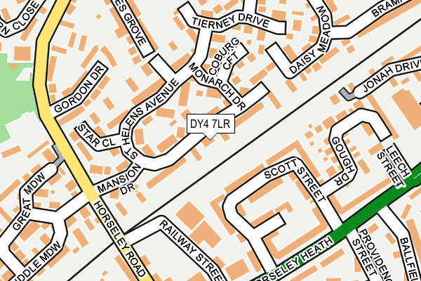 DY4 7LR map - OS OpenMap – Local (Ordnance Survey)