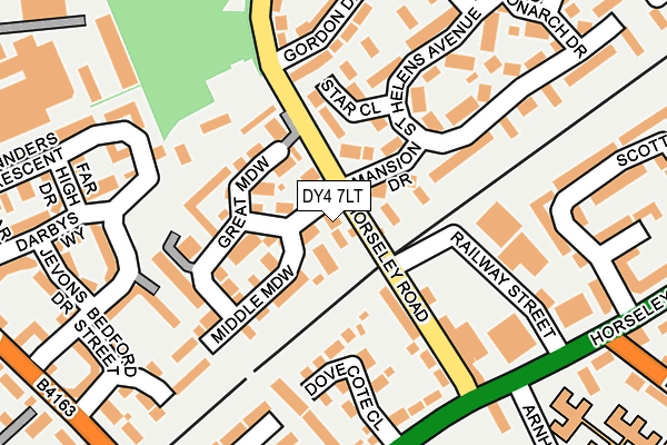 DY4 7LT map - OS OpenMap – Local (Ordnance Survey)