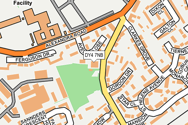 DY4 7NB map - OS OpenMap – Local (Ordnance Survey)