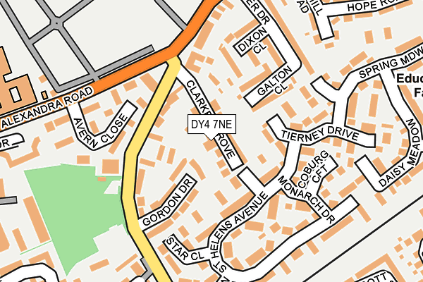 DY4 7NE map - OS OpenMap – Local (Ordnance Survey)