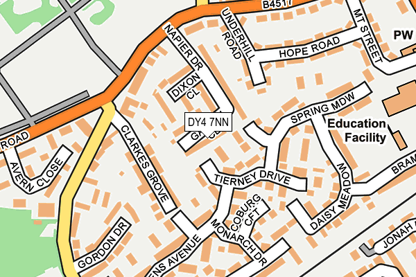 DY4 7NN map - OS OpenMap – Local (Ordnance Survey)