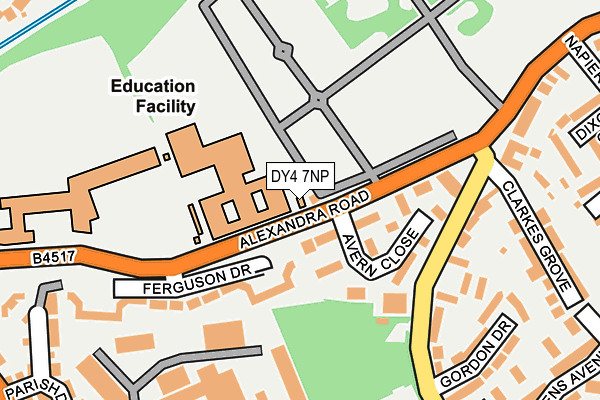 DY4 7NP map - OS OpenMap – Local (Ordnance Survey)