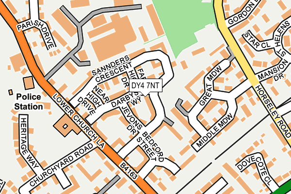 DY4 7NT map - OS OpenMap – Local (Ordnance Survey)