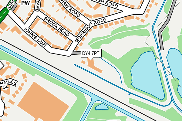 DY4 7PT map - OS OpenMap – Local (Ordnance Survey)
