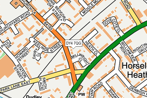 DY4 7QG map - OS OpenMap – Local (Ordnance Survey)