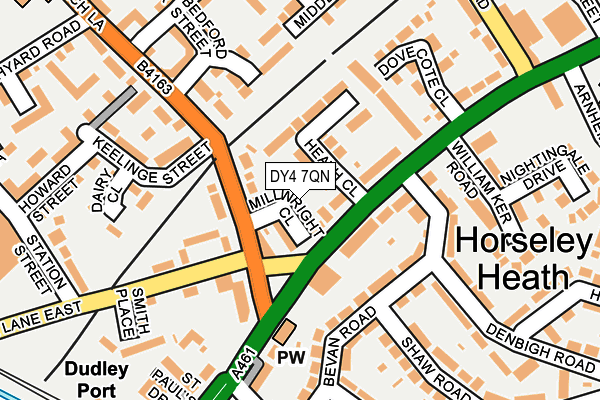 DY4 7QN map - OS OpenMap – Local (Ordnance Survey)