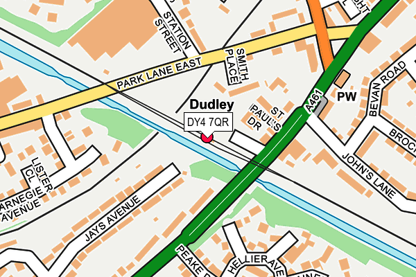 DY4 7QR map - OS OpenMap – Local (Ordnance Survey)