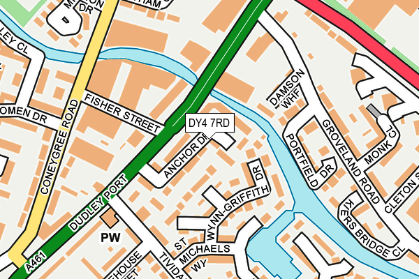 DY4 7RD map - OS OpenMap – Local (Ordnance Survey)