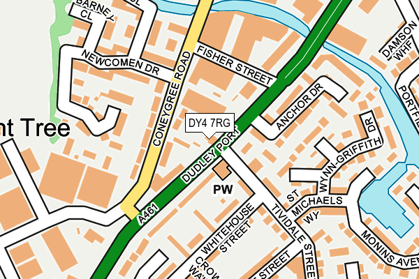 DY4 7RG map - OS OpenMap – Local (Ordnance Survey)