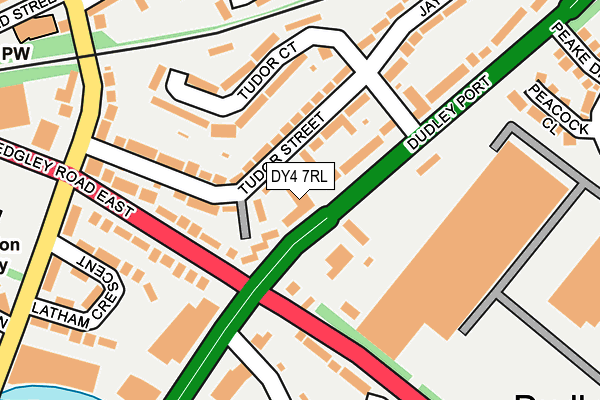DY4 7RL map - OS OpenMap – Local (Ordnance Survey)