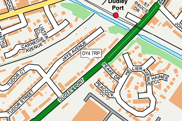 DY4 7RP map - OS OpenMap – Local (Ordnance Survey)