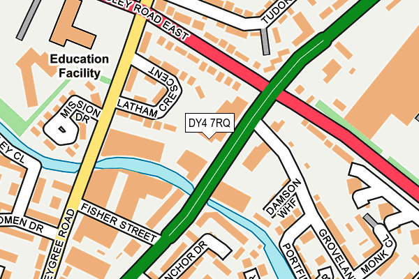 DY4 7RQ map - OS OpenMap – Local (Ordnance Survey)
