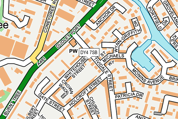 DY4 7SB map - OS OpenMap – Local (Ordnance Survey)