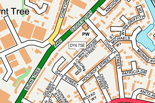 DY4 7SE map - OS OpenMap – Local (Ordnance Survey)