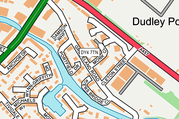 DY4 7TN map - OS OpenMap – Local (Ordnance Survey)