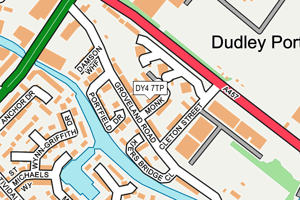 DY4 7TP map - OS OpenMap – Local (Ordnance Survey)