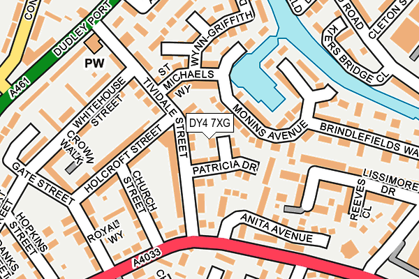 DY4 7XG map - OS OpenMap – Local (Ordnance Survey)