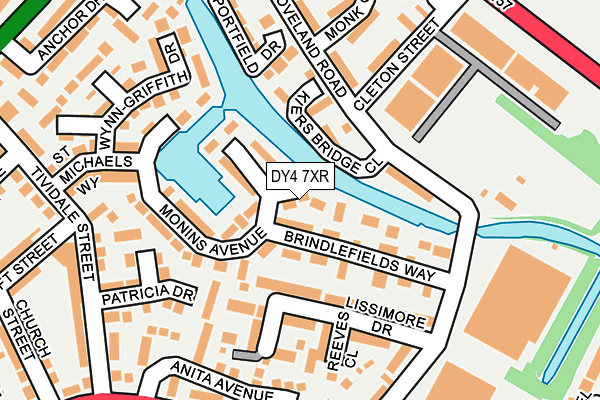 DY4 7XR map - OS OpenMap – Local (Ordnance Survey)