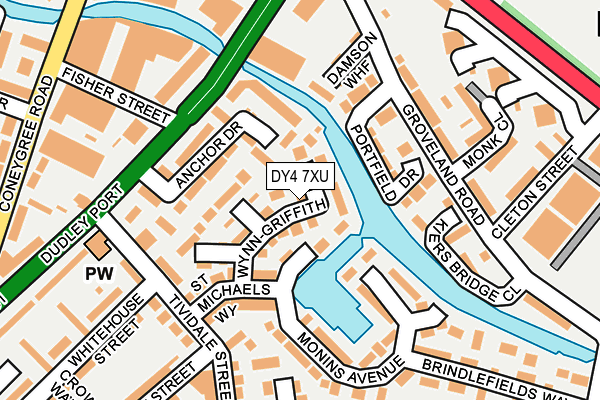 DY4 7XU map - OS OpenMap – Local (Ordnance Survey)