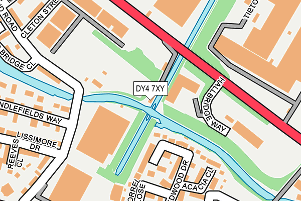 DY4 7XY map - OS OpenMap – Local (Ordnance Survey)