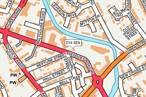 DY4 8EN map - OS OpenMap – Local (Ordnance Survey)