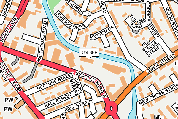 DY4 8EP map - OS OpenMap – Local (Ordnance Survey)