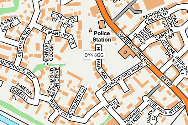 DY4 8GG map - OS OpenMap – Local (Ordnance Survey)
