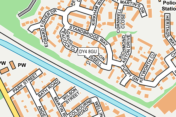 DY4 8GU map - OS OpenMap – Local (Ordnance Survey)