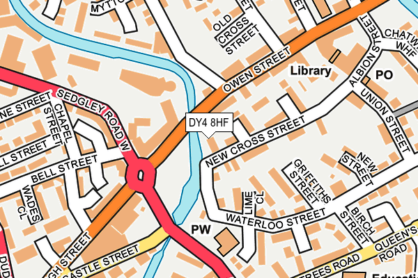 DY4 8HF map - OS OpenMap – Local (Ordnance Survey)