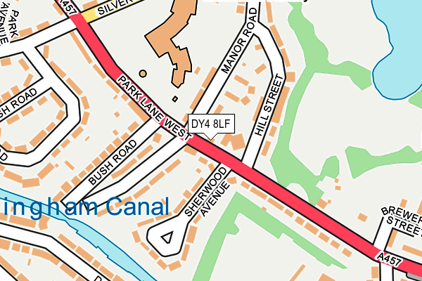 DY4 8LF map - OS OpenMap – Local (Ordnance Survey)