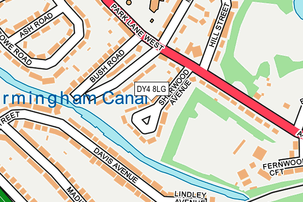 DY4 8LG map - OS OpenMap – Local (Ordnance Survey)