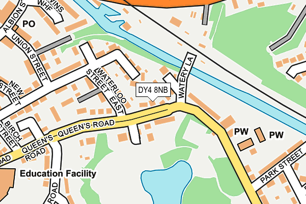 DY4 8NB map - OS OpenMap – Local (Ordnance Survey)