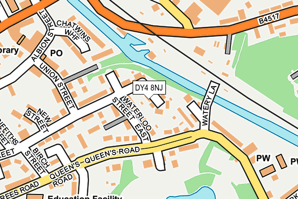 DY4 8NJ map - OS OpenMap – Local (Ordnance Survey)