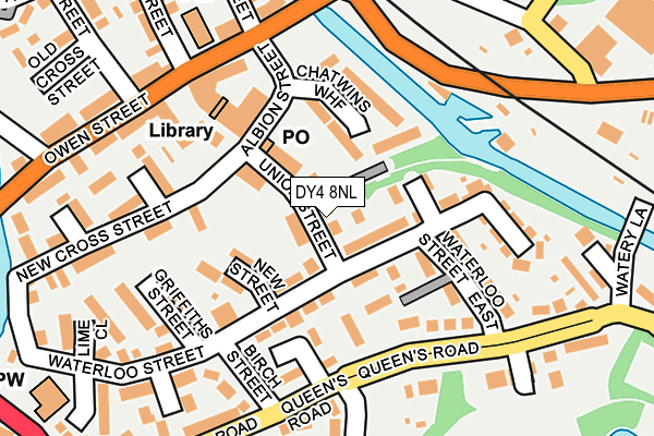 DY4 8NL map - OS OpenMap – Local (Ordnance Survey)